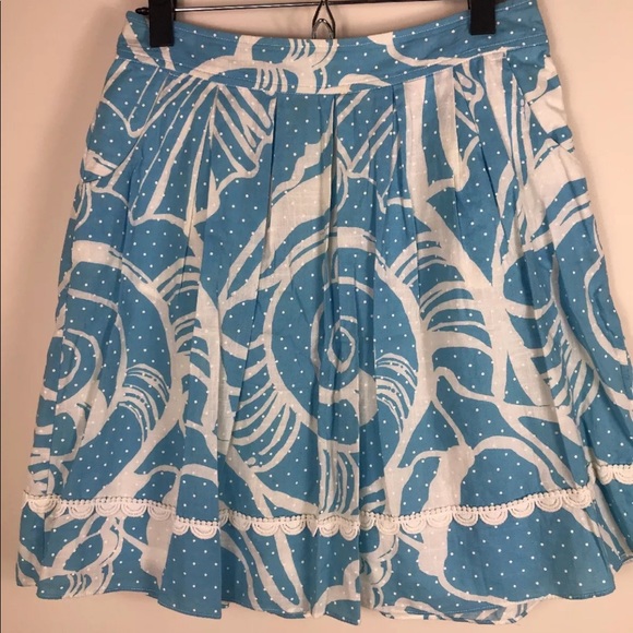 Lilly Pulitzer Dresses & Skirts - Lilly Pulitzer Skirt Seashell Polka Dot Print